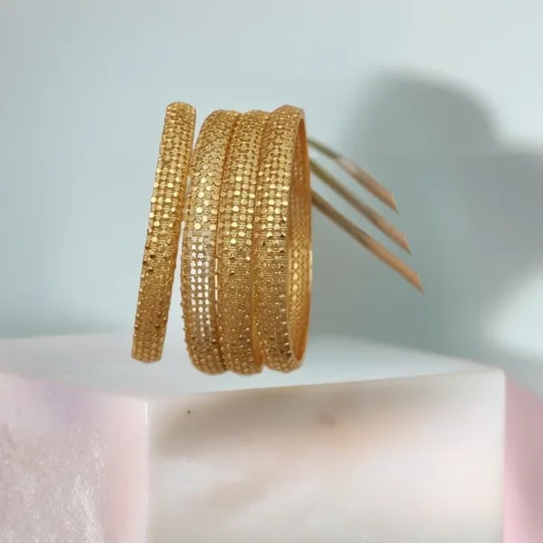 Beautiful Daily Wear Bangles With Pack Of 4 Pieces
