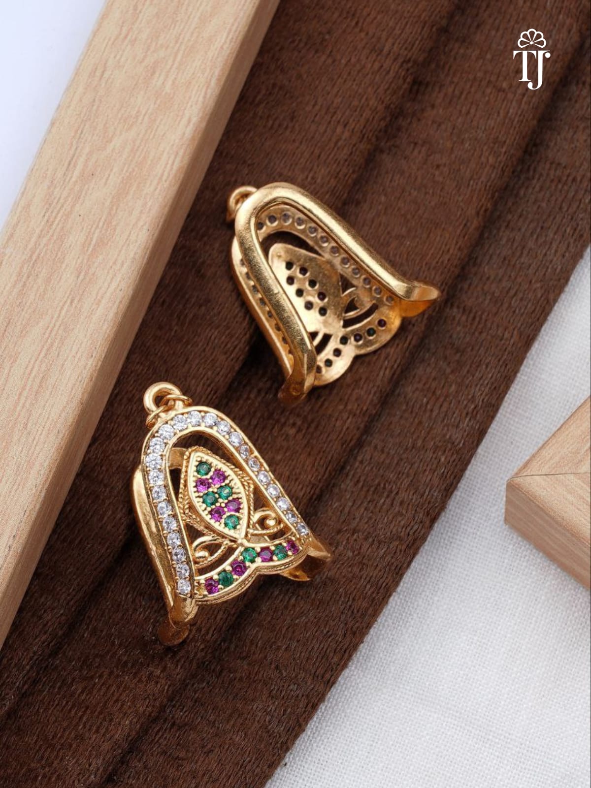 Best Adjustable Ring for Girls | Trendy Free Size Brass Ring (1 Pc)