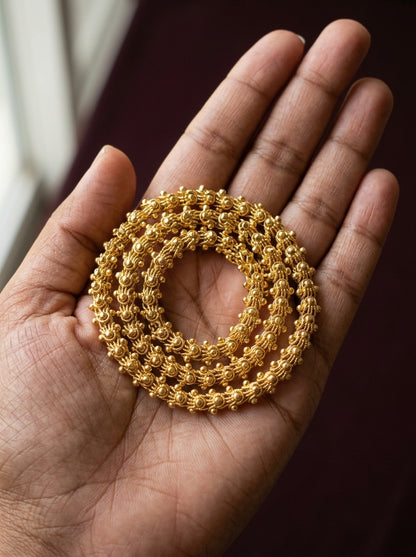 Micro Gold Plated Daily Wear Bahubali Chain