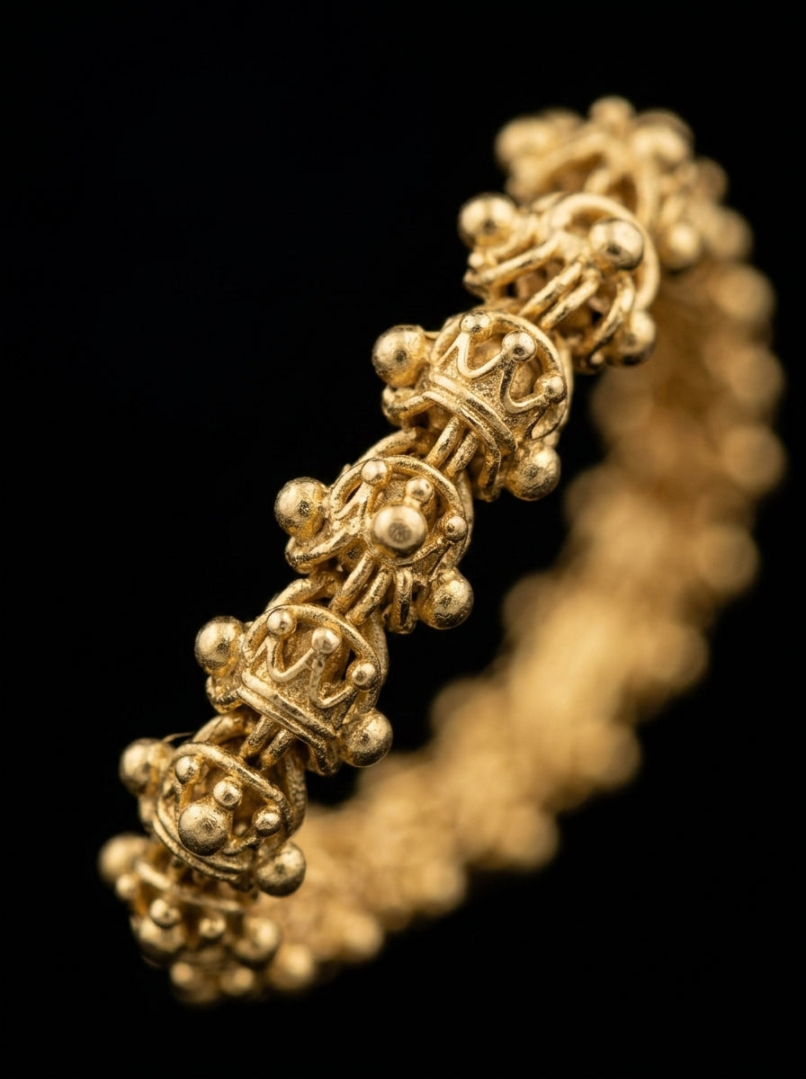 Micro Gold Plated Daily Wear Bahubali Chain