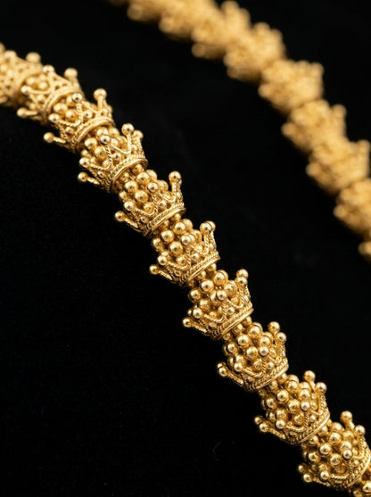 Micro Gold Plated Daily Wear Bahubali Chain