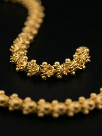 Micro Gold Plated Daily Wear Bahubali Chain
