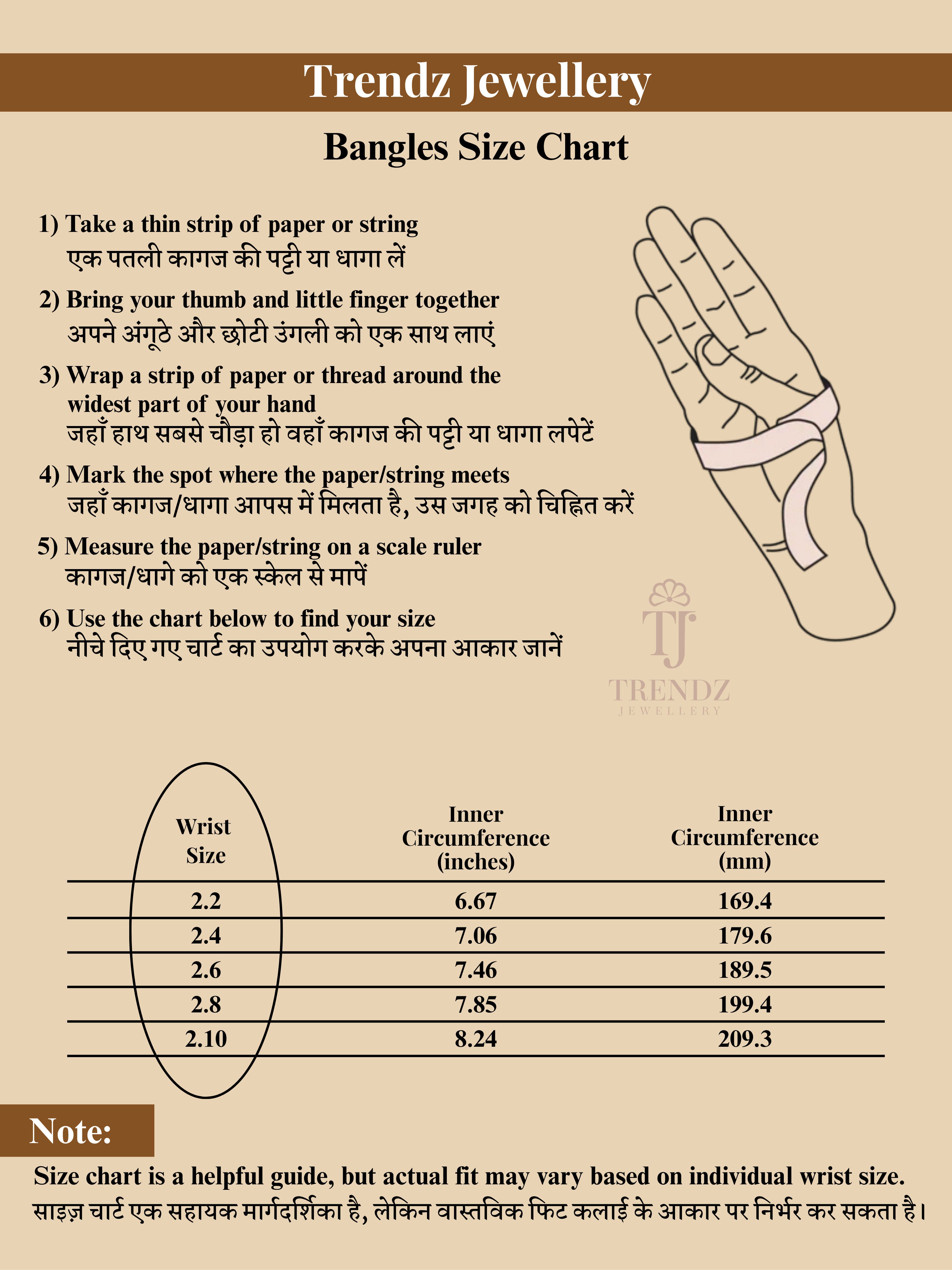 High Gold Finish Brass Bangles Set | Premium Quality Bangles for Everyday Wear | Combo Set of 6 Pcs (3 Pairs)