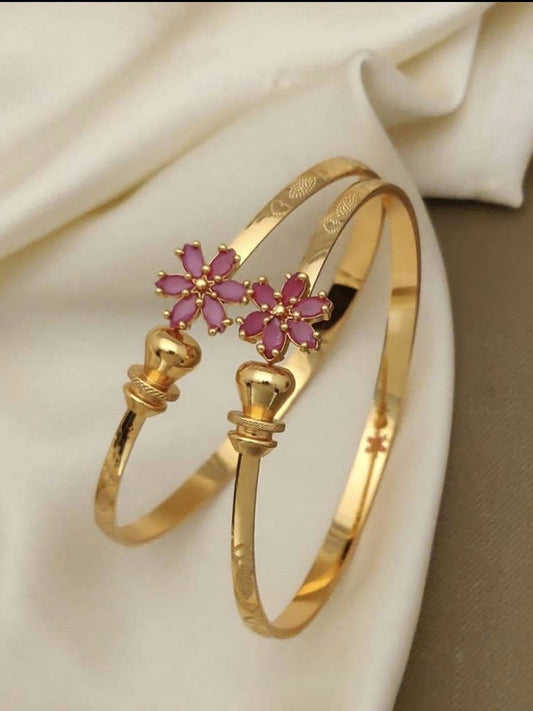 Stylish Adjustable Bracelet For Women & Girls Pack Of 2 Piece (1 Pair)