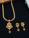 Latest Artificial Pendant Set for Women | Captivating Pendant and Earrings Set
