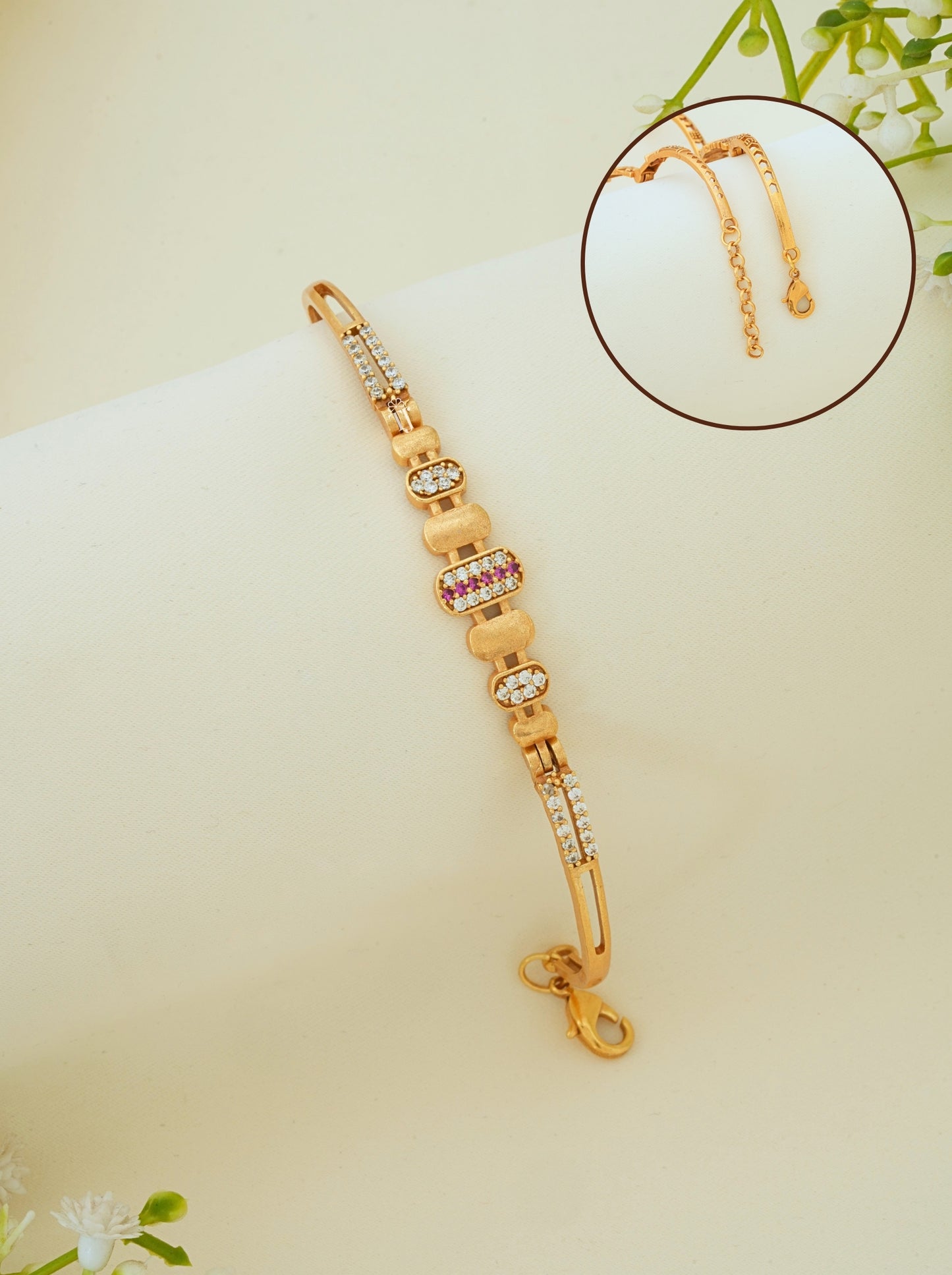Lightweight Bangle Bracelet for Women | Beautiful Micro Gold Plated Bangle Bracelet