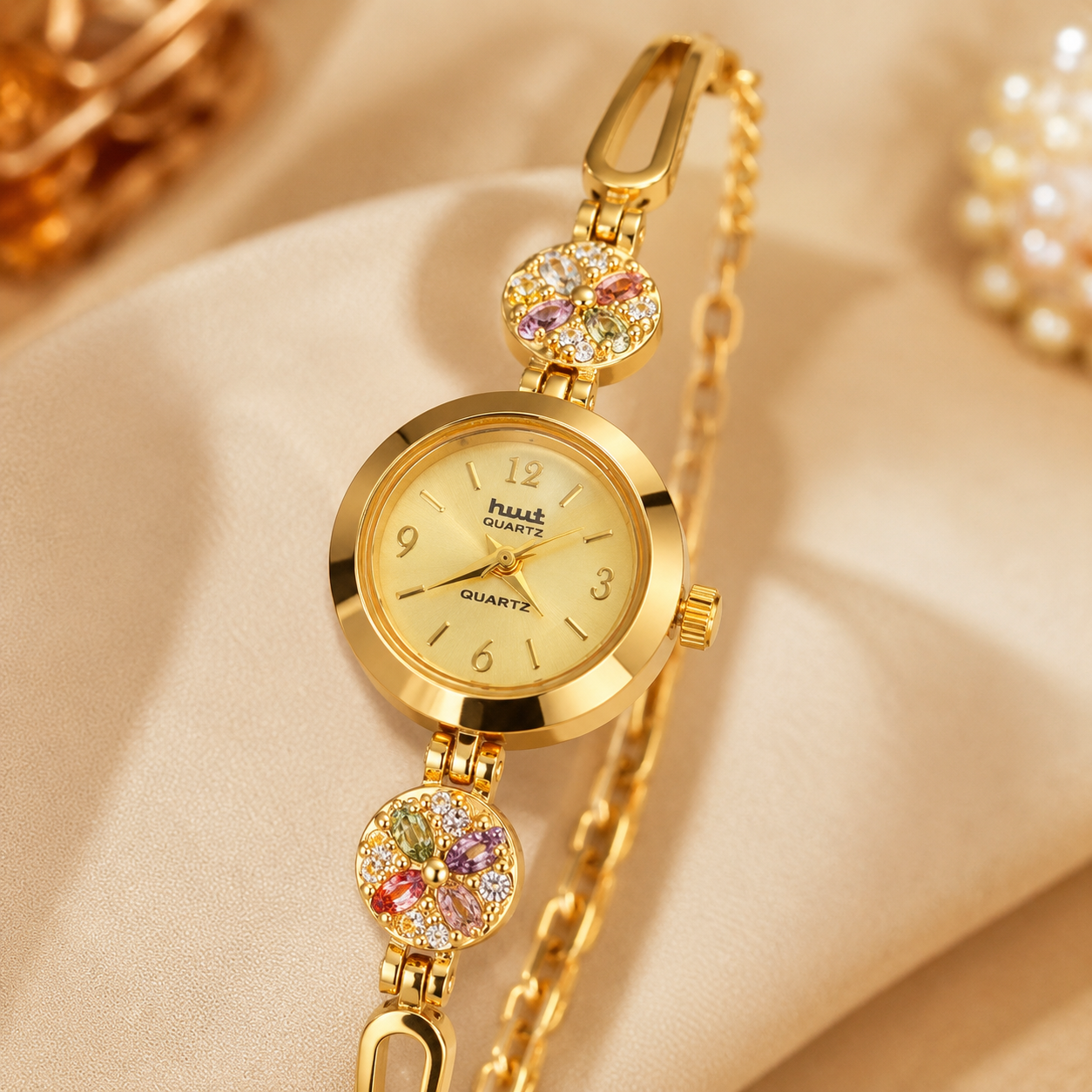 Premium Brass Bangle Watch for Womens