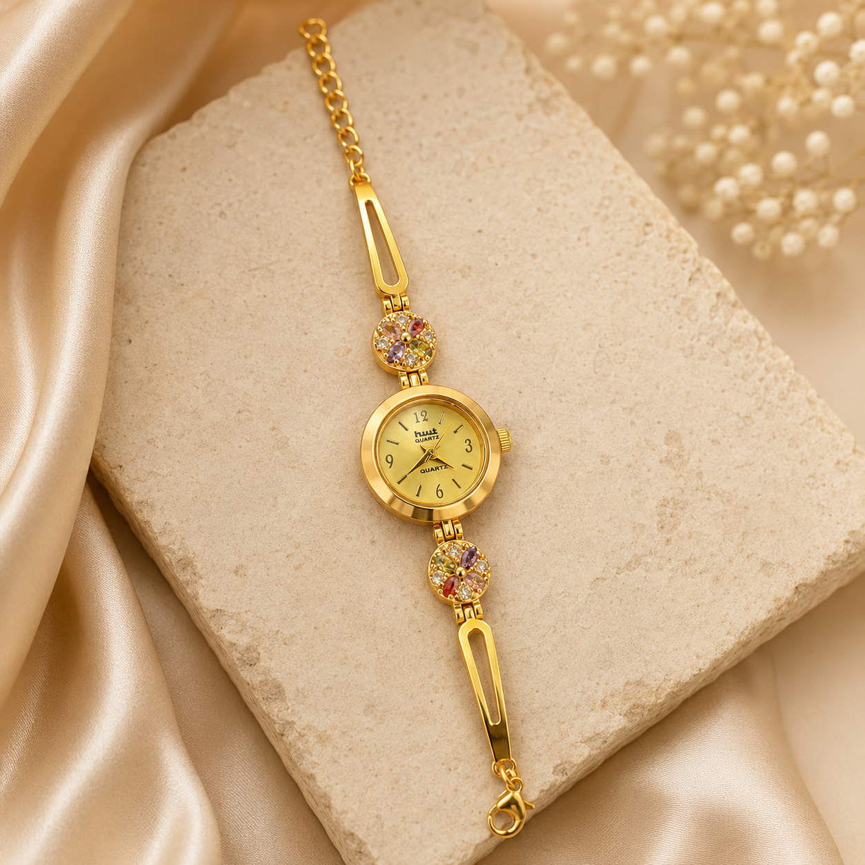 Premium Brass Bangle Watch for Womens