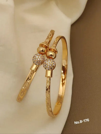 Stylish Adjustable Bracelets For Women & Girls Pack Of 4 Piece ( 2 Pair)