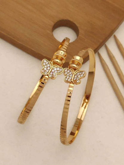 Butterfly Bracelet Watch Combo Set