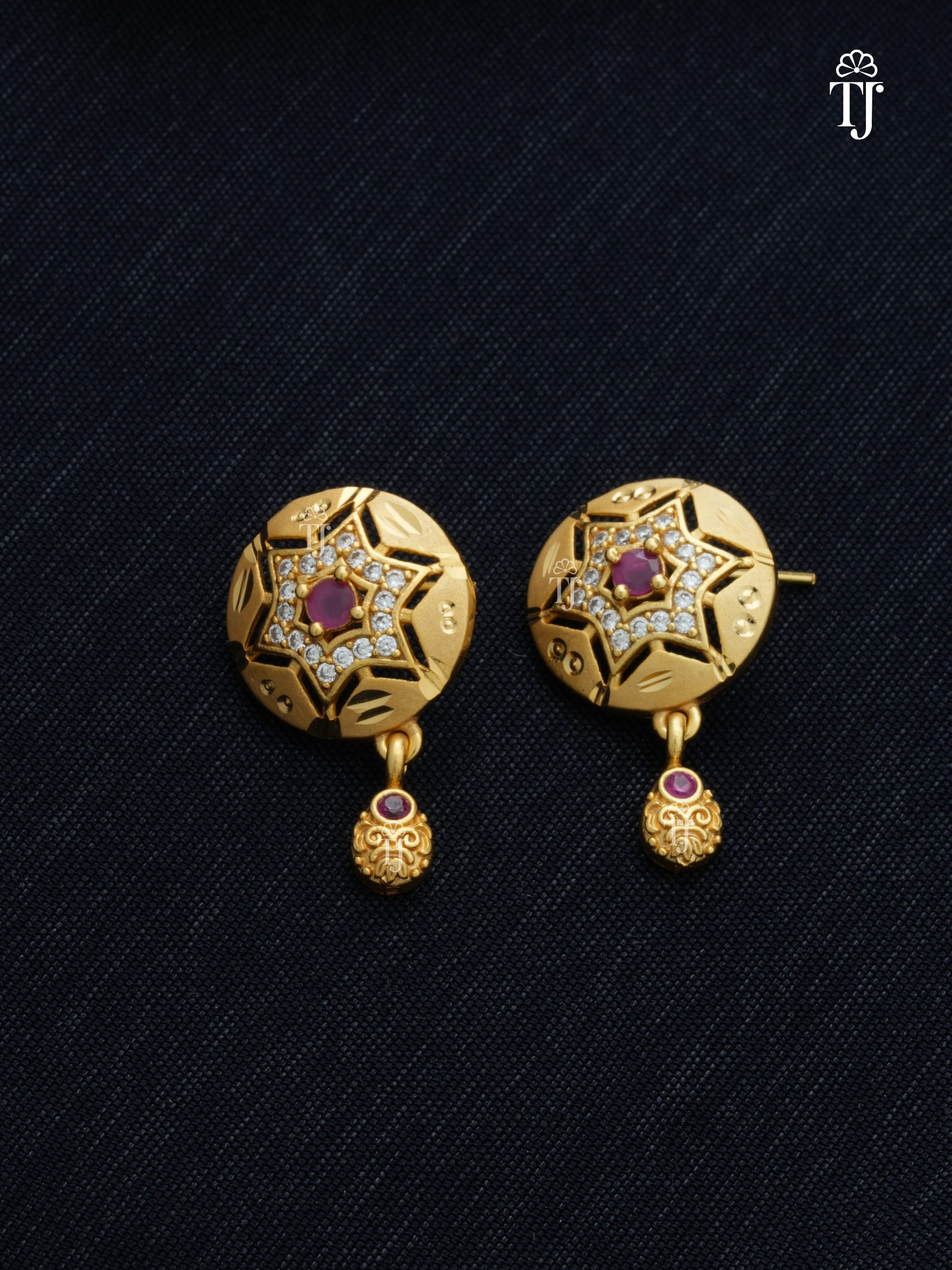 Traditional Gold Plated Set for Women | Royal Pendant and Earrings Set