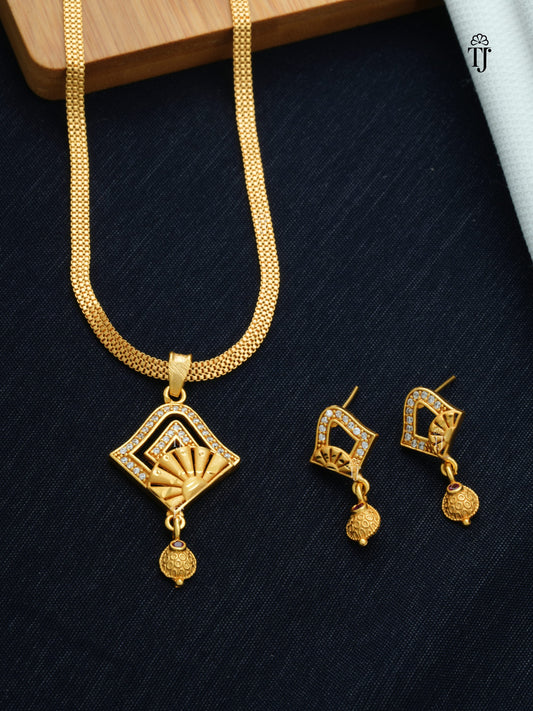 Pendant Set for Girls with Earrings | Alluring & Mesmeric Set for Everyday Wear