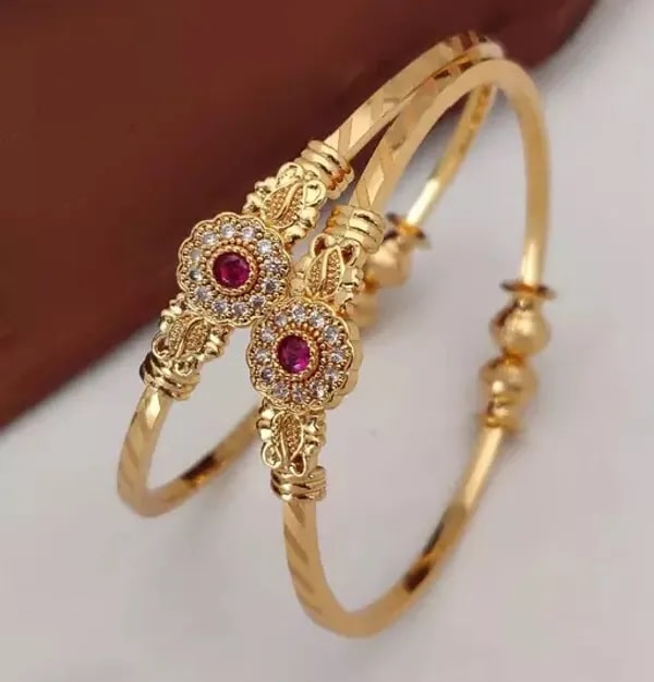 Stylish Adjustable Bracelets For Women & Girls Pack Of 4 Piece ( 2 Pair)