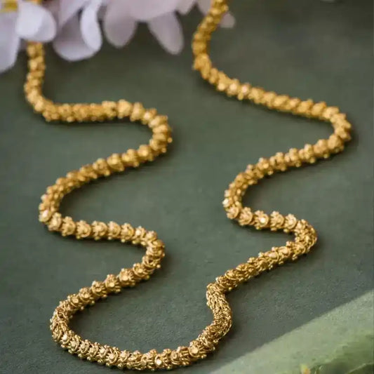 Micro Gold Plated Daily Wear Bahubali Chain