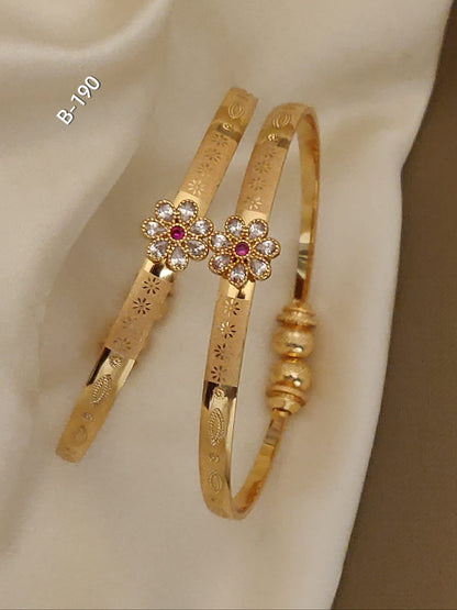 Stylish Daily Wear Adjustable Bracelets For Women & Girls Pack Of 4 Piece ( 2 Pair)