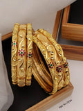 Traditional Bangles With Trendy Meenawork