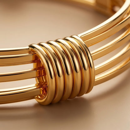 Stylish American Diamond Bangles With Micro Gold Finish Pack Of 2 Piece (1 Pair)