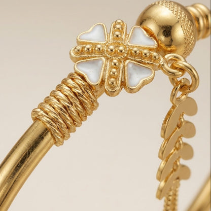 Gold Plated Daily Wear Bracelet for Women – Free Size (Pack of 2)